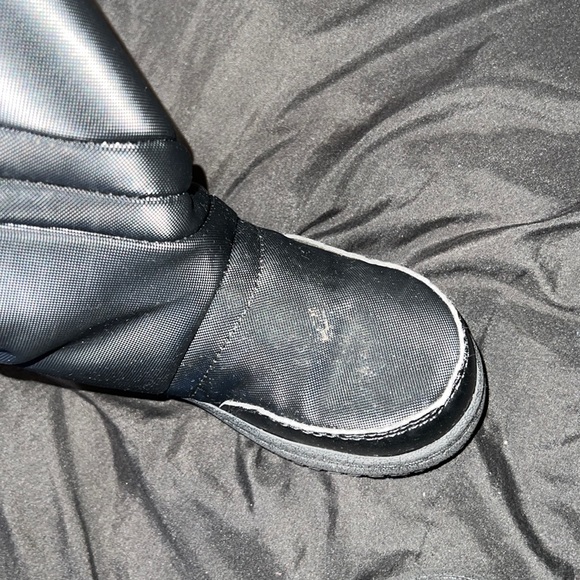 RUGGED EXPOSURE YOUTH KIDS BLACK SNOW BOOTS WITH VELCRO CLOSING - WINTER BOOTS - Picture 7 of 7